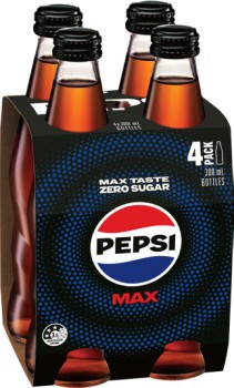 Pepsi-Max-4x300mL on sale