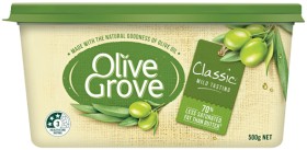 Olive-Grove-Spread-500g-Selected-Varieties on sale