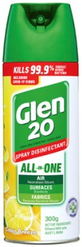 Glen-20-Disinfectant-Spray-300g-Selected-Varieties on sale