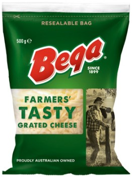 Bega+Cheese+Grated+or+Block+500g+Selected+Varieties