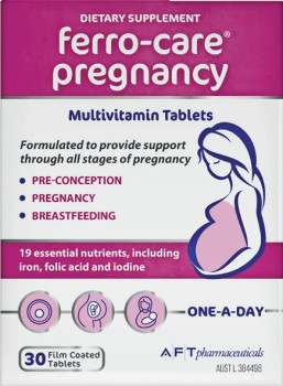 Ferro-care+Pregnancy+Multivitamin+30+Tablets