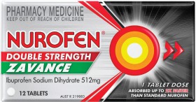 Nurofen+Zavance+Double+Strength+12+Tablets