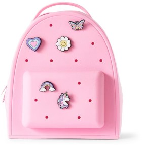 Mini+Backpack+with+Charms+-+Pink