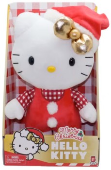 25cm+Merry+Christmas+Hello+Kitty+Plush+Toy