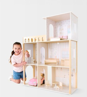 Wooden+Fashion+Dollhouse