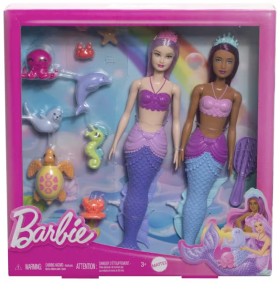 2+Pack+Barbie+Mermaid+Dolls