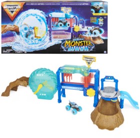 Monster+Jam+1%3A64+Truck+Wash+Playset+-+Megalodon+Monster+Wash