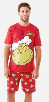 Men%26%23039%3Bs+The+Grinch+License+Christmas+Family+Matching+Pyjama+Set