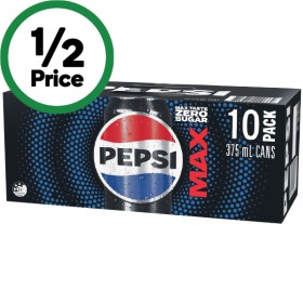 Pepsi-Solo-Mountain-Dew-or-Schweppes-Lemonade-Soft-Drink-Varieties-10-x-375ml on sale