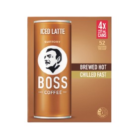 Boss+Iced+Coffee+4+x+237ml