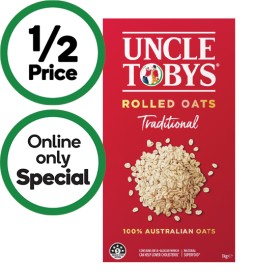 Uncle+Tobys+Oats+Traditional+Rolled+Oats+1+kg