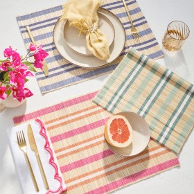 Bali+Stripe+Bamboo+Placemat+by+Habitat