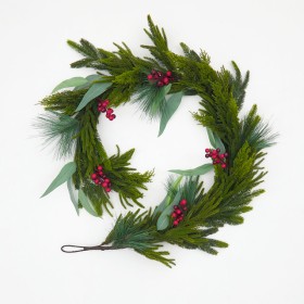 Berry+Pine+1.8m+Christmas+Garland+by+Habitat