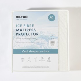 Comfort+Science+Ice+Fibre+Mattress+Protector+by+Hilton