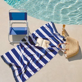 Aegean+Stripe+Beach+Towel+by+Pillow+Talk