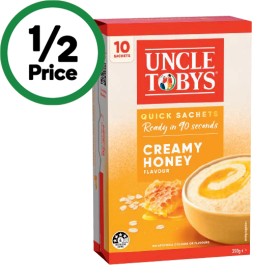 Uncle+Tobys+Porridge+Sachets+320-350g+Pk+8%2F10