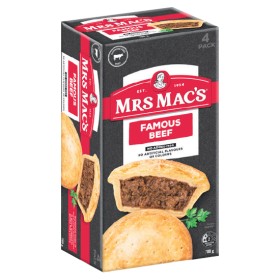 Mrs+Macs+Pies+or+Sausage+Rolls+700-760g+Pk+4