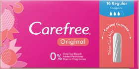 Carefree-Original-Fragrance-Free-Regular-Tampons-16-Pack on sale