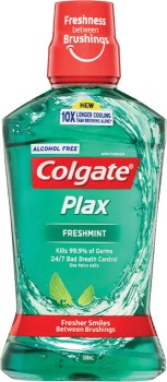 Colgate+Plax+Mouthwash+Alcohol+Free+Freshmint+1+Litre%2A