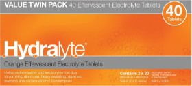 Hydralyte+Effervescent+Electrolyte+Orange+40+Tablets%2A