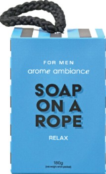 Arome+Ambiance+Men%26rsquo%3Bs+Soap+on+a+Rope+180g+-+Relax