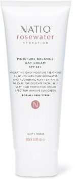 Natio+Rosewater+Moisturiser+Day+Cream+SPF50%2B+90mL%26Omega%3B