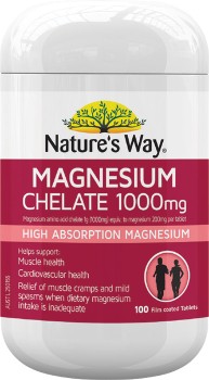 Nature%26rsquo%3Bs+Way+Magnesium+Chelate+1000mg+100+Tablets%2A