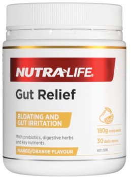 Nutra-Life+Gut+Relief+Powder+Mango%2FOrange+180g%2A