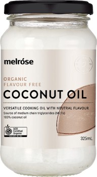 Melrose-Organic-Coconut-Oil-Flavour-Free-325mL on sale