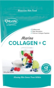 Morlife-Marine-Collagen-Vitamin-C-200g on sale