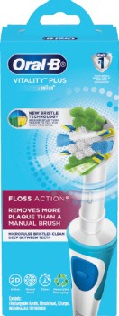 Oral-B+Power+Toothbrush+Plus+Floss+Action