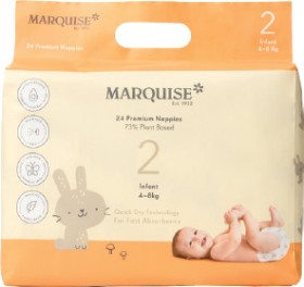 Marquise+Eco+Nappies+Size+2-4+16-24+Pack+-+Infant