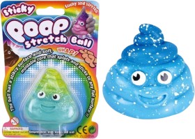 Squishy+Toys+Sticky+Poop+Stretch+Ball+-+Assorted