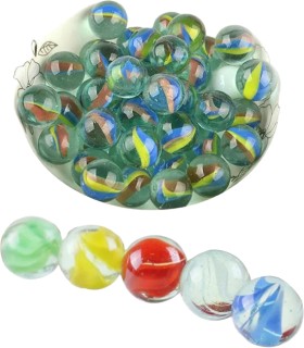 Glass-Marbles on sale