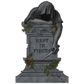 NEW-Tombstone-Rest-in-Pieces-55cm-Ea on sale