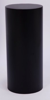 Plinth-Black-Iron-Round-40cm-X-90cm-Hire on sale