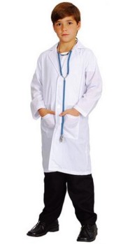 Costume+Doctor+Coat+White+Child+Medium+Ea