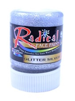 Face-Body-Paint-40ml-Glitter-Silver-Ea on sale