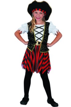 Costume+Pirate+Girl+Child+Medium+Ea