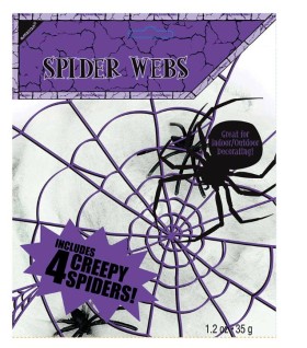 Spider-Web-with-4-Spiders-34g-Small-Ea on sale