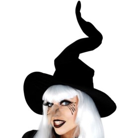 Witch+Hat+Wired+Velvet+Black+Ea