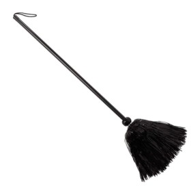 NEW+Broom+Witch+Tinsel+Black