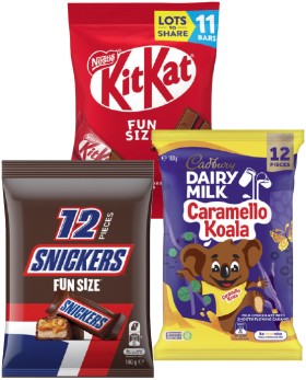 Cadbury+Share+Pack+144-180g%2C+Mars+Fun+Size+Pack+132-192g+or+Nestl%26eacute%3B+127-158g+Selected+Varieties