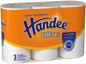 Handee-Ultra-Paper-Towel-3-Pack on sale