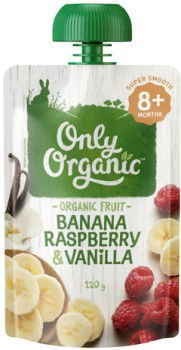 Only-Organic-Baby-Food-120g-Selected-Varieties on sale