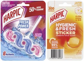 Harpic+In+The+Bowl+39g+or+Hygienic+%26amp%3B+Fresh+Sticker+2+Pack