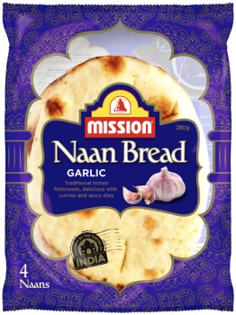 Mission+Naan+Bread+4+Pack+280g