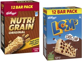 Kellogg%26%23039%3Bs+Nutri+Grain+Bars+or+LCMs+12+Pack+240g-264g