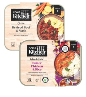 Coles+Kitchen+Meal+330g-350g