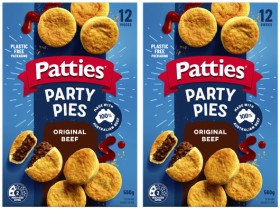 Patties+Party+Meat+Pies+12+Pack+560g